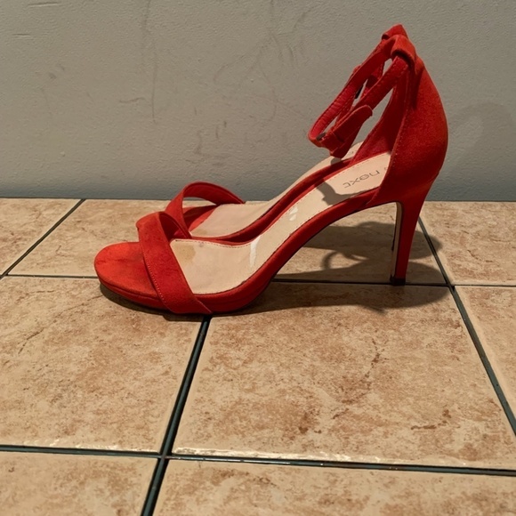 Next Heeled Sandals in Red UK Size 6.5/US 8.5 - Picture 3 of 11